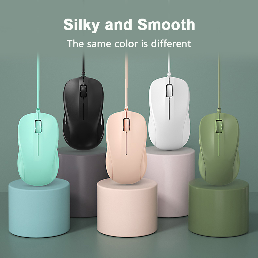 Wire Gaming Mouse Games Mause Ergonomic 3 Keys Mice For HP Laptop Computer Notebook PC Gamer Mice Pink Girl Woman Magic Mouse