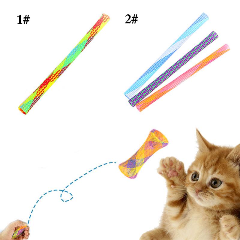 3pcs/set Funny Jumping Cat Toy Pet Cat Bouncing Toy Puppy Kitten Playing Toys Bouncy Cat Teaser Toys for Cat Pet Accessories