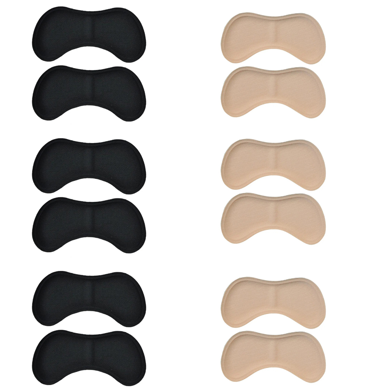 Heel Insoles Patch Pain Relief Anti-wear Cushion Pads Feet Care Heel Protector Adhesive Back Sticker Shoes Insert Insole: Ivory