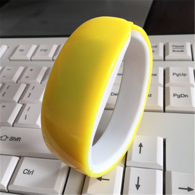 10 Kleur Dolfijn Armband Horloge Band Digitale Horloge Rode LED Horloges vrouwen Horloge Sport Klok reloj hombre relogio: Geel