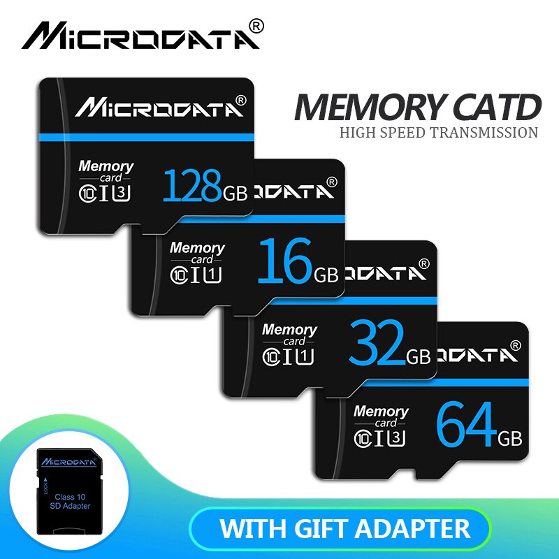 High Speed Class 10 Geheugenkaarten 64Gb 128Gb Micro Sd Kaart Tf Cartao De Memoria 32Gb 16gb 8Gb Microsd Met Sd Adapter