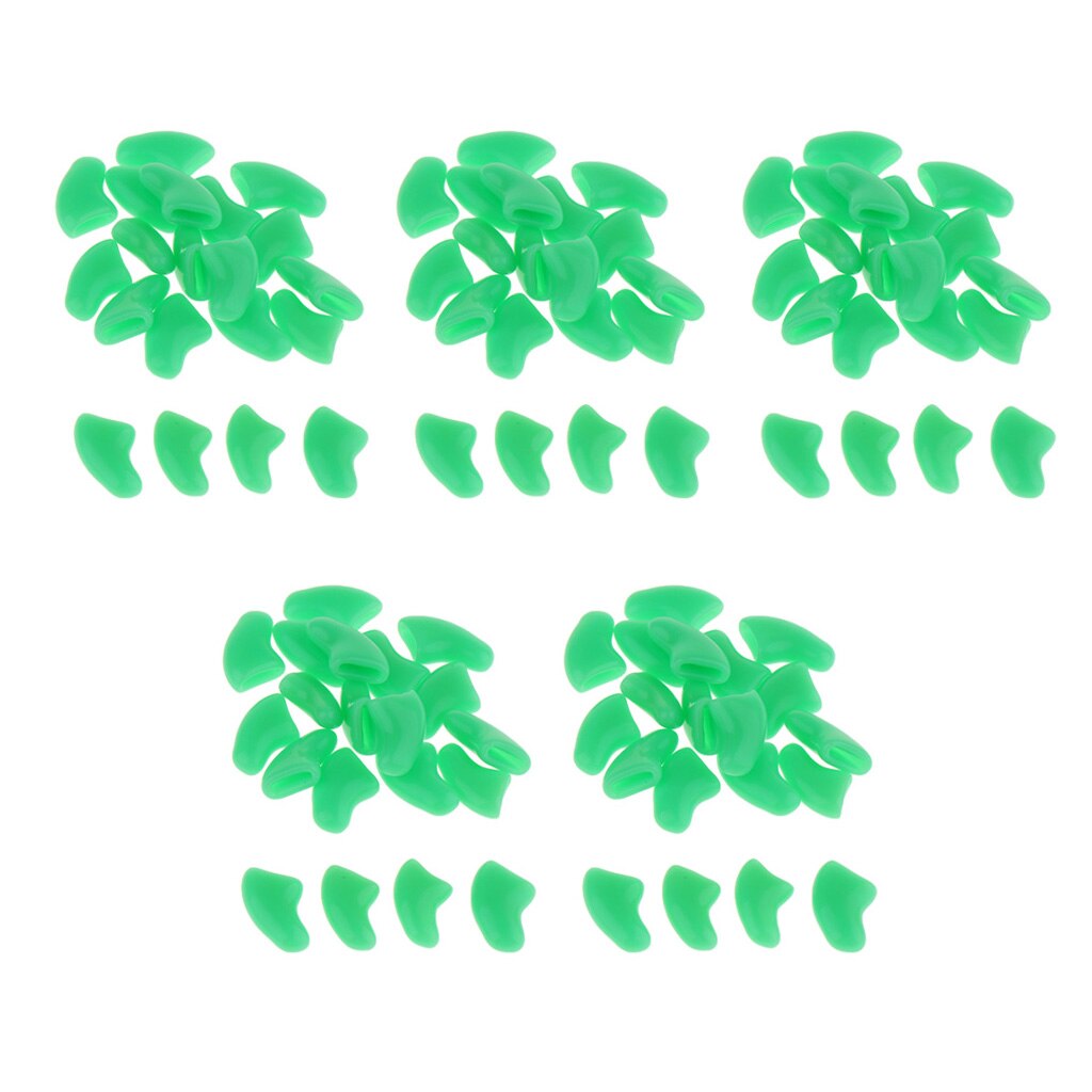 Lovoski 100 pcs Soft Nail Caps For Cat Pet Kitty Claw Control Paws off