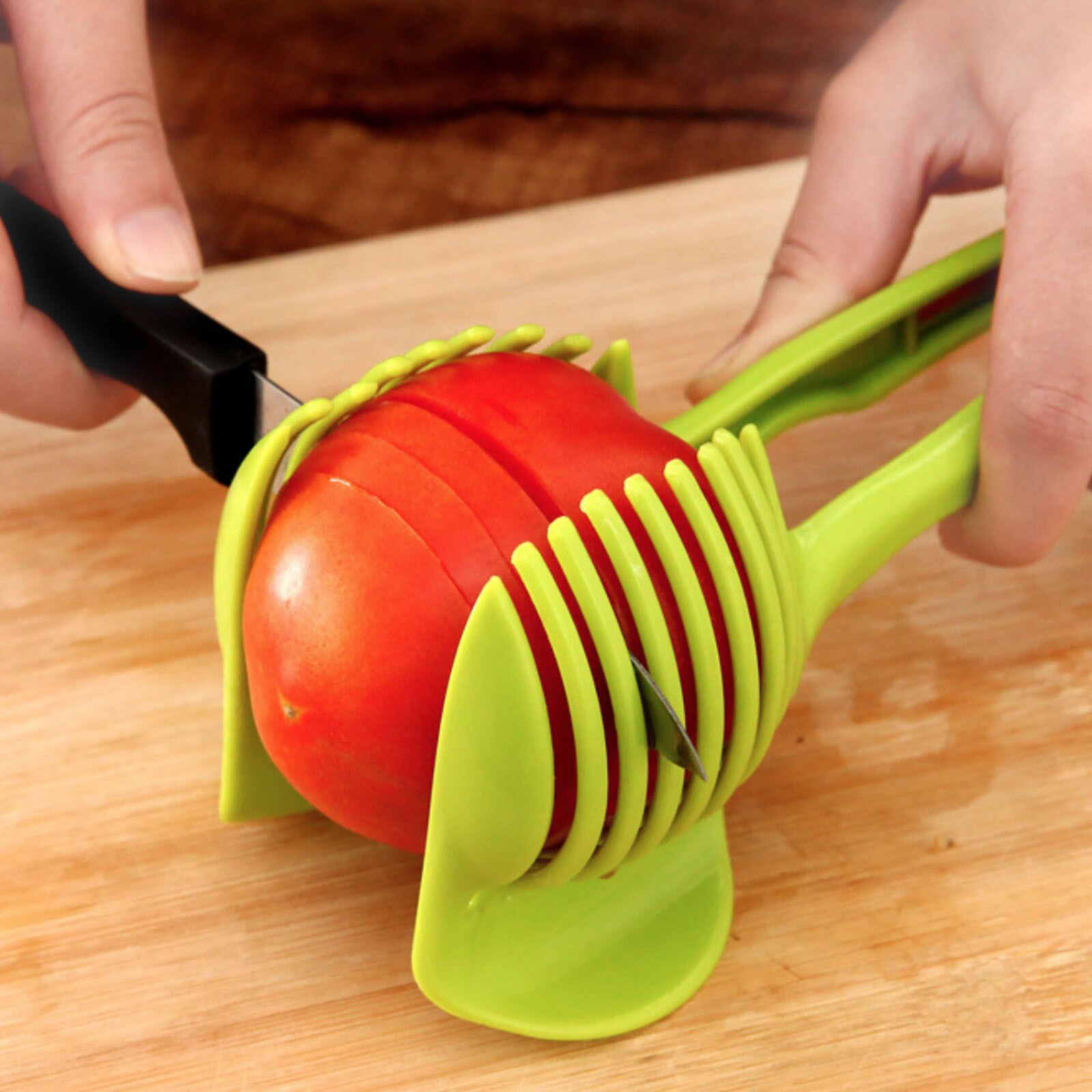 Fruit Slicer Hand-held Multi-function Cutting Holderfruit Vegetable Lemon Tomato Slicer Shredders Cooking Kitchen Gadgets #W5