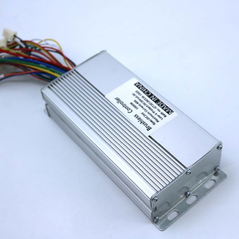 GREENTIME 24V 1000W 40Amax BLDC Motor Speed Controller 15 MOSFET Electric Bicycle Dual Mode Controller