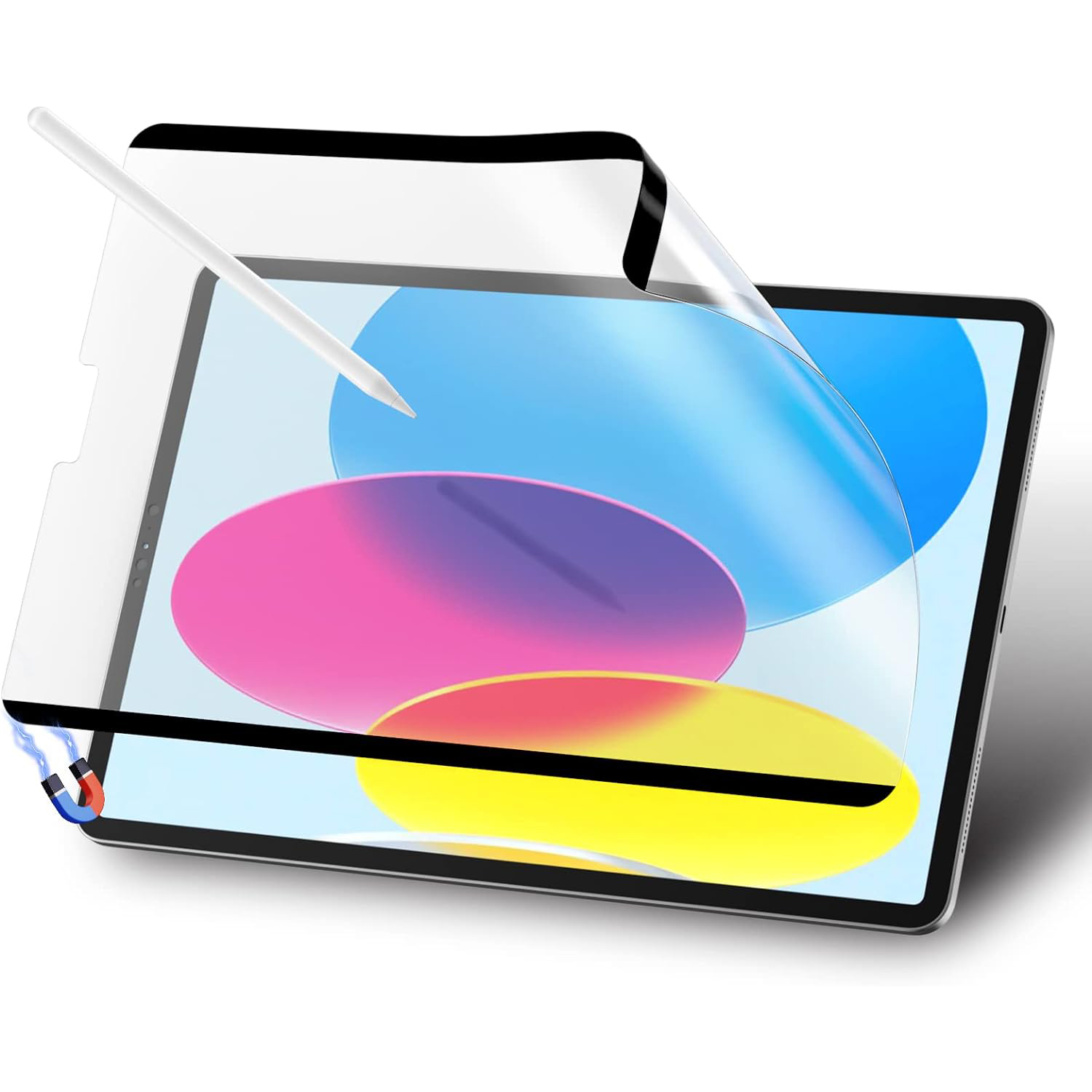 Protector de pantalla magnético reutilizable con sensación de papel para iPad 7/8 9th 10th Pro 11 Mini Air 1 2 3 4 5 6 2024 película de escritura esmerilada mate