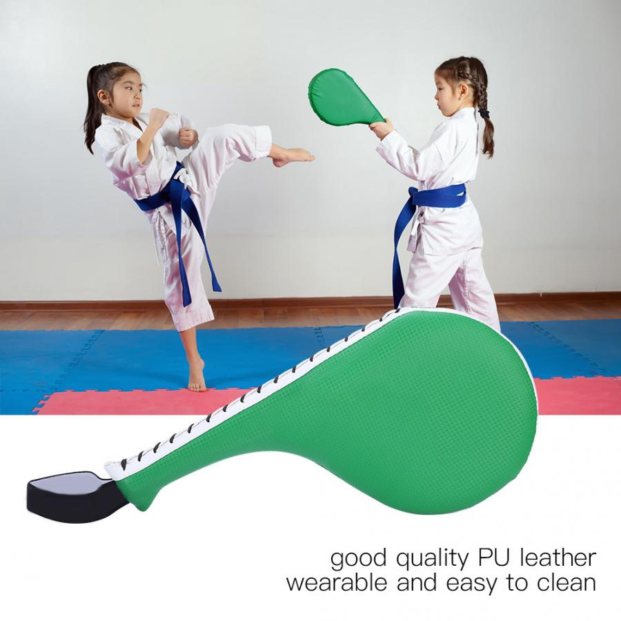 Objetivo de pie para Taekwondo, almohadilla para pie, objetivo de boxeo, Sanda, entrenamiento, taekwondo, almohadilla para golpear, bolsa para niños adultos