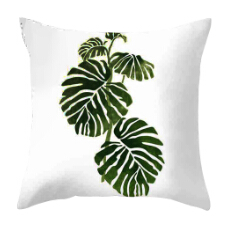 45 x 45cm växter blommigt kuddfodral tropiska löv kuddfodral kuddfodral för vardagsrum bedboom: 15