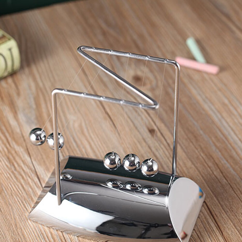 Newton's Cradle Desk Table Decor Metal Pendulum Ball Newton Ball Physics Science Pendulum Steel Balance Ball