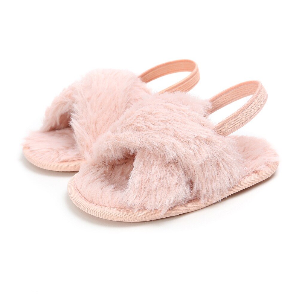 Été doux bébé fille pantoufle princesse sandales respirant bébé chaussures sandales élastiques simples bébé chaussures