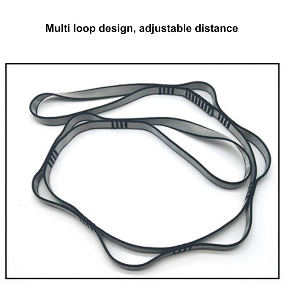 Verlängerbarer gurt mit hoher belastbarkeit und verschleißfestigkeit, yoga-stretchgurt für aerial yoga, fitness, klettern, downhill und hängematte