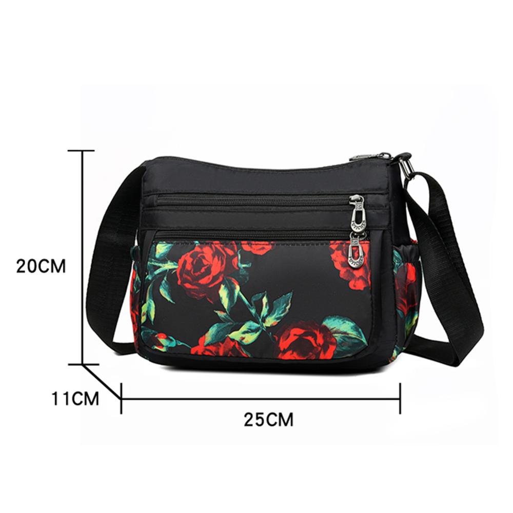 Oxford Wasserdichte Schulter Tasche Für Frauen Multi Tasche Umhängetaschen Blume Gedruckt Muster Weibliche Täglichen Reise Tote Taschen