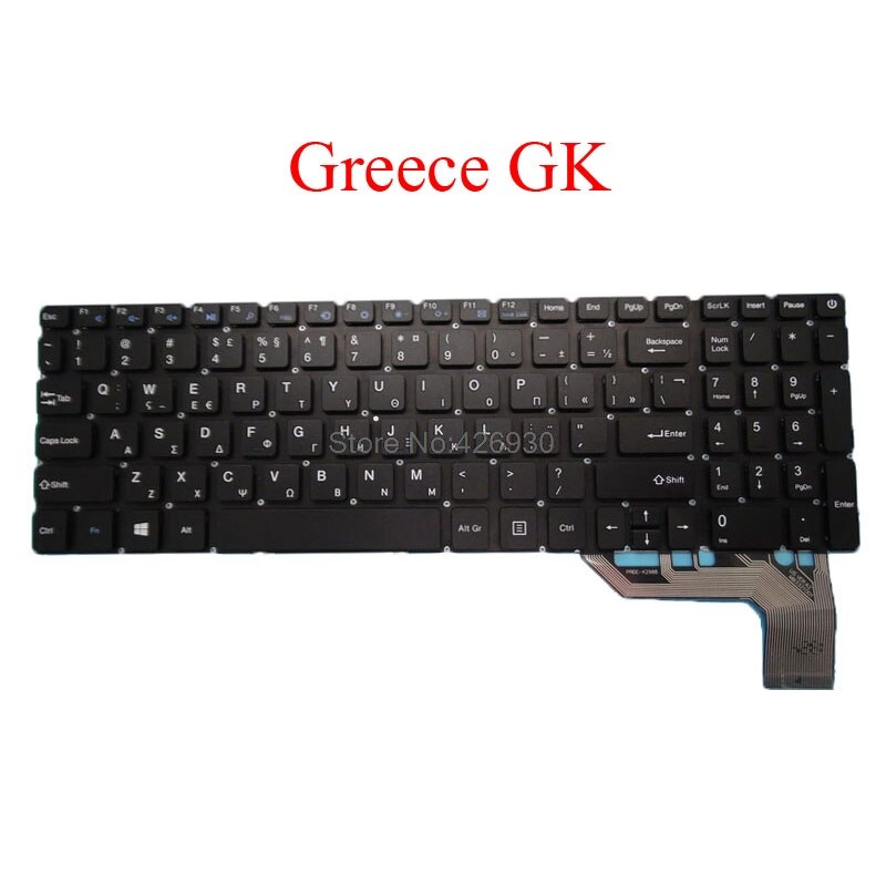 laptop nas SP GK FR być AR-FR klawiatura dla YEPO 737T6 15.6 "duma-K2988 MB3321001 hiszpańnarty grecja francuski belgia arabski francuski