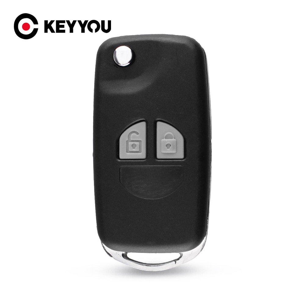 Keyyou Voor Suzuki Swift Grand Vitara Alto Remote Key 2 Knop Flip Key Case Upgrade