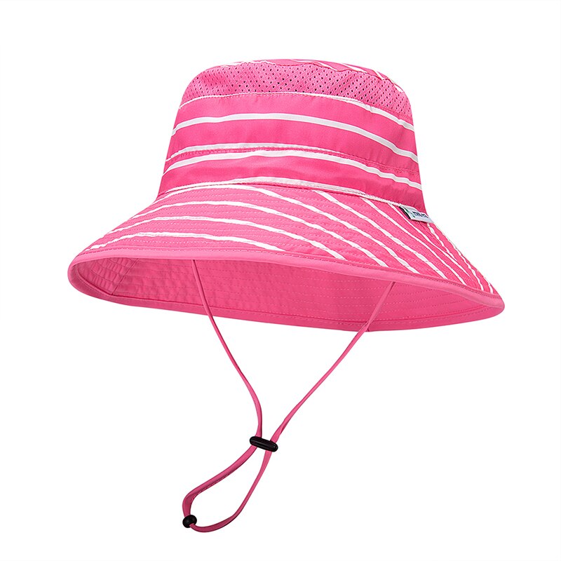 Hat For Children Summer Beach Cap Boy Girl Sun UPF50 Big Brim With String Accessory For Toddlers Baby