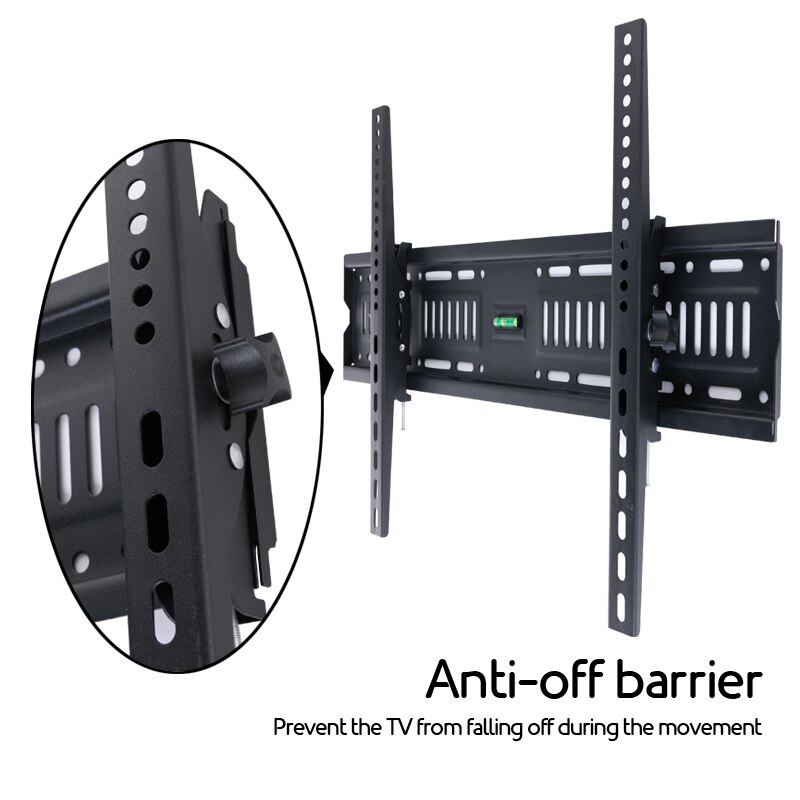 Beshi Led Lcd Tv Muurbeugel Tilt Verstelbare Versterken Tv Ondersteuning Voor 43 ''-75'' Belasting Up om 70Kg Vesa 600*400