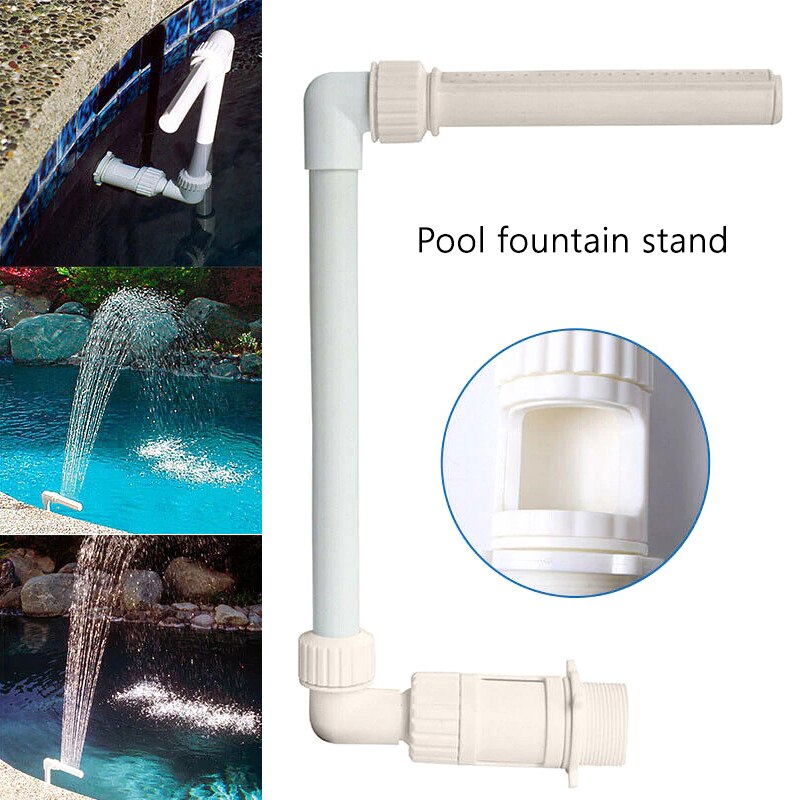 Mini Waterfall Swimming Pool Fountain Jets Led Lights Ground Tool Adjustable For Pool Pond Waterfall Garden Home Decoration