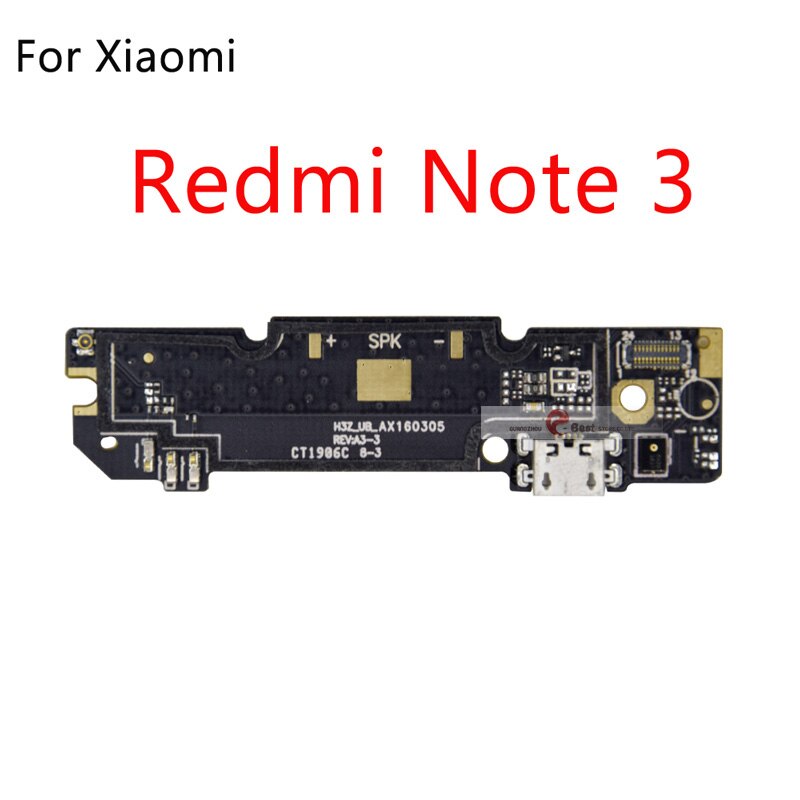 USB Charging Port Board Flex Cable Connector with microphone For Xiaomi Redmi Note 2 3 4 5 Plus Pro 5A 6 Pro 4x 4A 6A: For Redmi Note 3