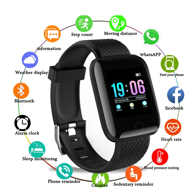 Sport Smart Watch Color screen For Women Men child kids Clock Smartwatch Fitness Tracker Electronics Wristwatch
