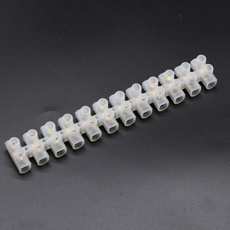 1PC Screw Terminal Barrier Connector Electrical Wire Connection12-bit connector X3-1012-3012 Barrier Terminal Strip Block: 12 Positions 20A