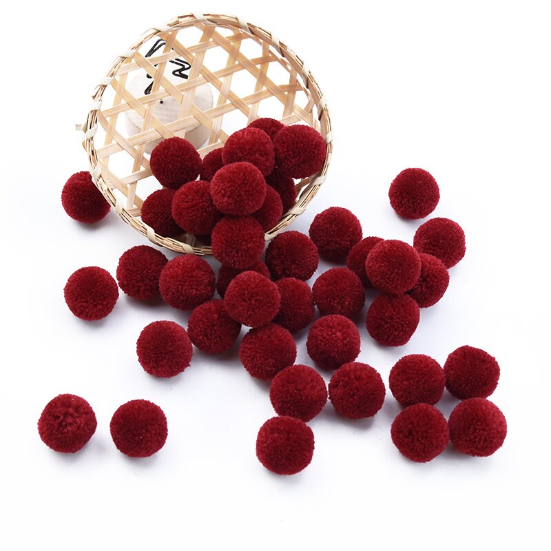 10/30 st 2cm billiga pompom kläder & accessoarer gör-det-själv godisask en keps bröllopsblommor för scrapbooking heminredning: 13 / 10 stycken