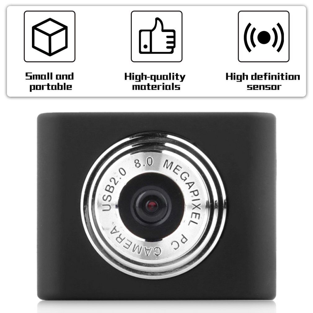 High Definition Mini USB2.0 5M Retractable Clip Web Camera For Computer Laptop 5 Megapixels USB Retractable Cable Webcam
