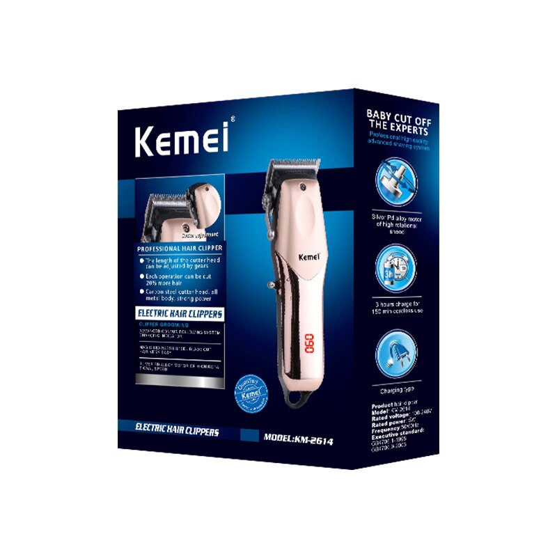 Draadloze Professionele Tondeuse Mannen Oplaadbare Tondeuse Elektrische Haar Snijmachine Baard Kapsel Trimeer Tool