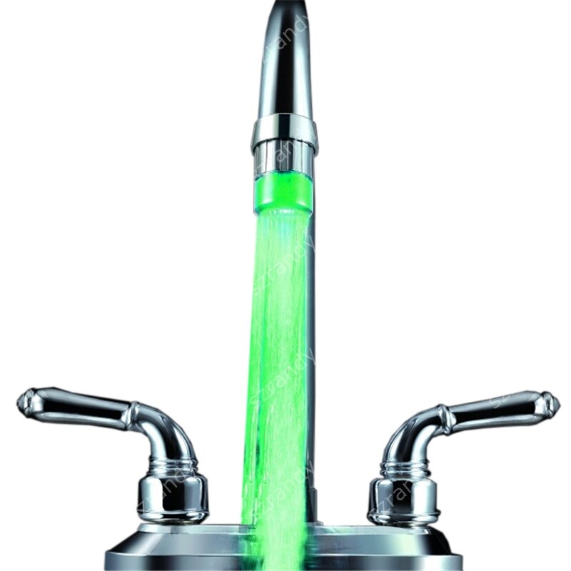 Led Waterdichte Bathlight Kranen Met Groene Kleur Met Adapter