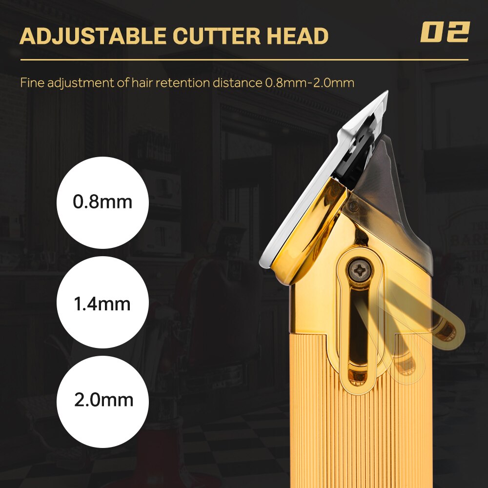 POP Barbers P180 Haircut Trimmer Barber Cordless Electric Beard Trimmer Haircutting Machine Hair Clipper For Men