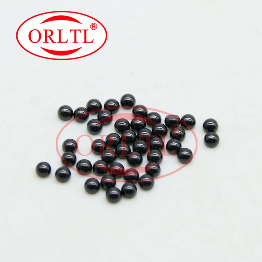 For denso sealing ball injector Common Rail Injector Spare Parts Hemisphere Balls OR1007 Injection Black Half Ball 5PCS / Bag