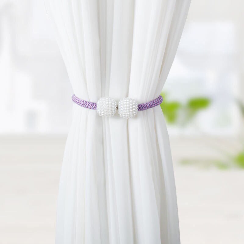 1pc perle magnetiske gardinclips tieback spænde clips kugle gardinholdere tie back gardin tilbehør boligindretning