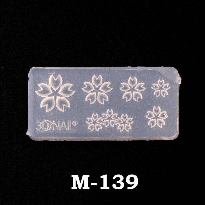 1PC 2x4cm 3D Nail Art forma silikonowa do żywicy do tworzenia biżuterii kot gwiazda serce przezroczysta silikonowa forma dla kobiety DIY wisiorek: M-139