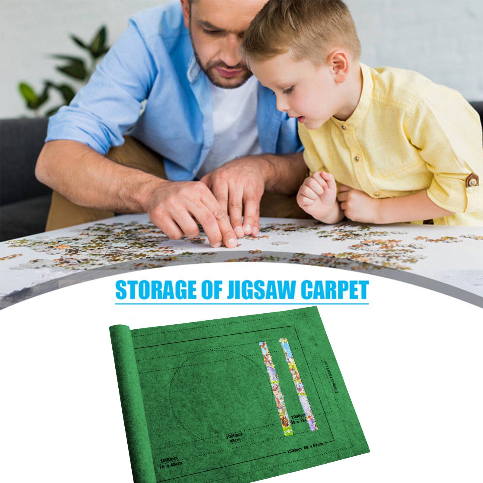 Puzzel Roll Mat Puzzel Opslag Puzzel Saver Milieuvriendelijk Mater Home Opslag Speelgoed Kinderspielzeug L3