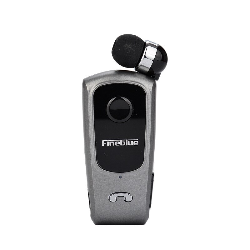 Auricolari Bluetooth Fineblue F920 - Sport Corsa Wireless Chiamate Stereo Vibrazione Lavalier: Grigio Scuro