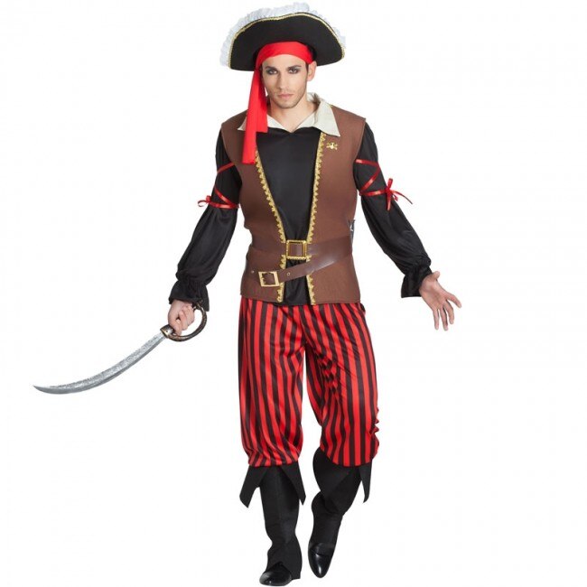 Kostuum Pirate Captain Mens S