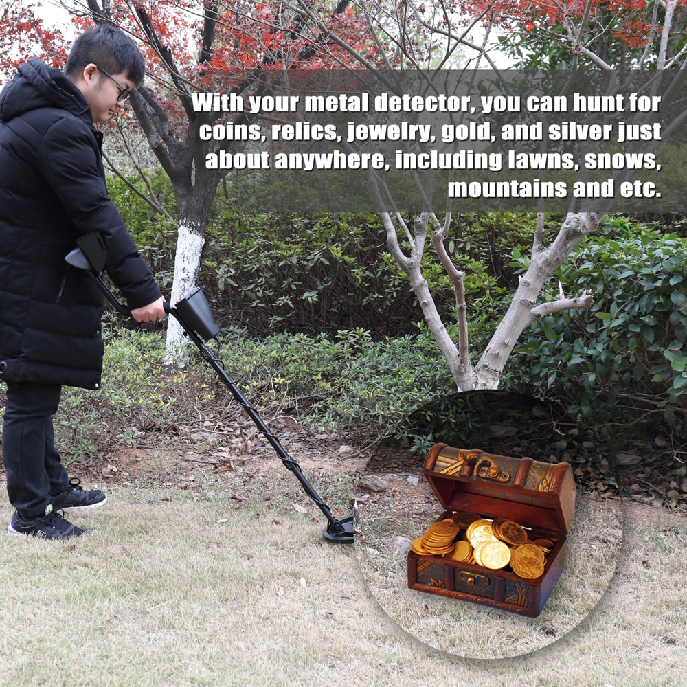 GTX5030 Portable Easy Installation Underground Metal Detector High Sensitivity Jewelry Treasure Gold Metal Detecting Tool