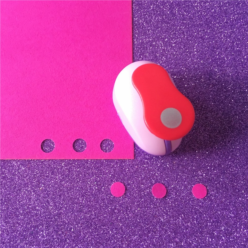 Free Ship 8mm Circle shape paper cutter school craft punch perfurador scrapbooking round hole punch for kids furador diy puncher