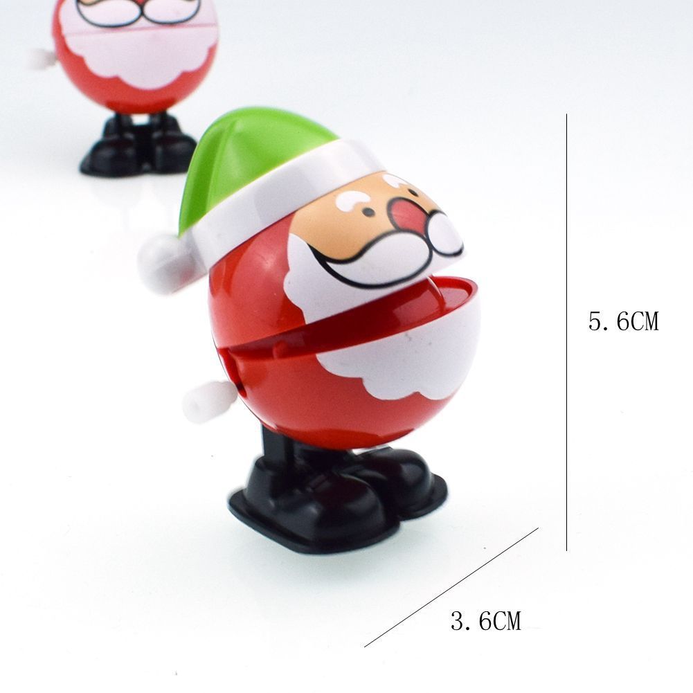 1Pc Interessante Real Lente Op Ketting Springen Open Mond Kerstman Kerst Kleine Speelgoed