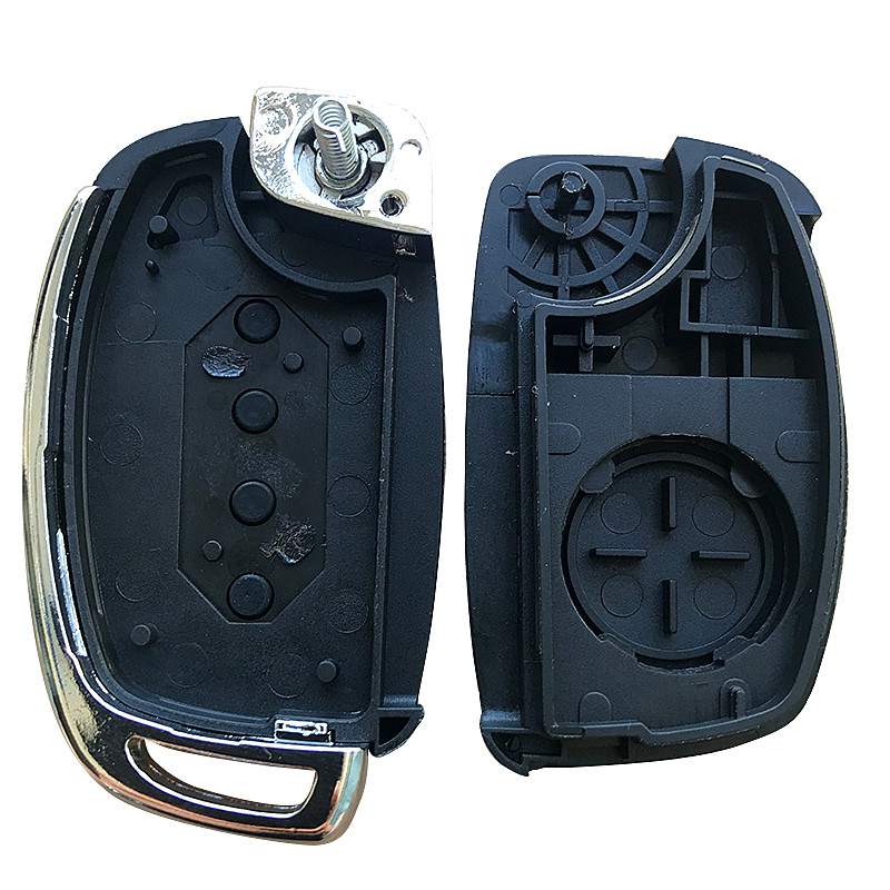 4 Buttons Car Flip Folding Remote Key Shell Fob Case For HYUNDAI Mistra Santa Fe Sonata Tucson Accent I30 I40 I45