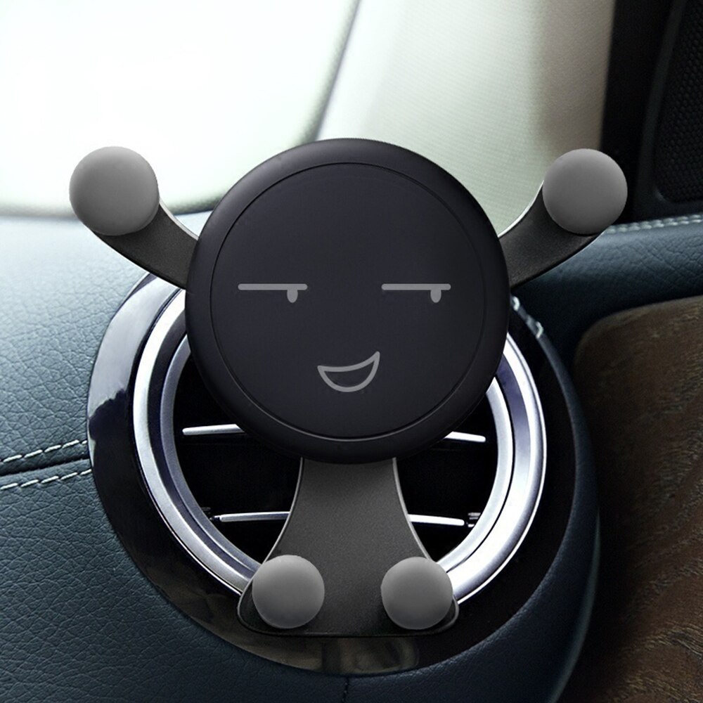 Zwaartekracht auto telefoonhouder universele 4.0-6.0 inch mobiele telefoon auto ventilatierooster houder 360 graden rotatie ondersteuning gps houder in de auto