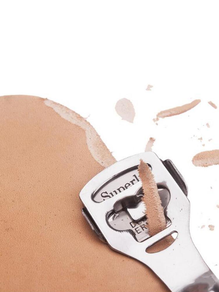 Leather Thinning Skiving Knife DIY Leather Craft Cutting Tools Stainless Steel Peeler Leather Cutting Tool With 10 Blades