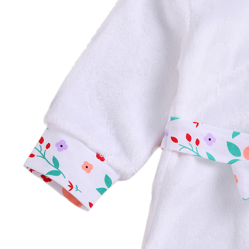 Cartoon Children's Robe Cotton Baby Bathrobe Long Sleeve Hooded Kids Bath Robe Lovely Animal Child Boy Girls Robes Kids Clothes