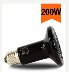 Huisdier Kip Vogel Reptiel Warmtelamp Infrarood Keramische Emitter Warmte Gloeilamp 25W 50W 75W 100W 150W Lamp Voor Huisdieren Reptiel: 200W