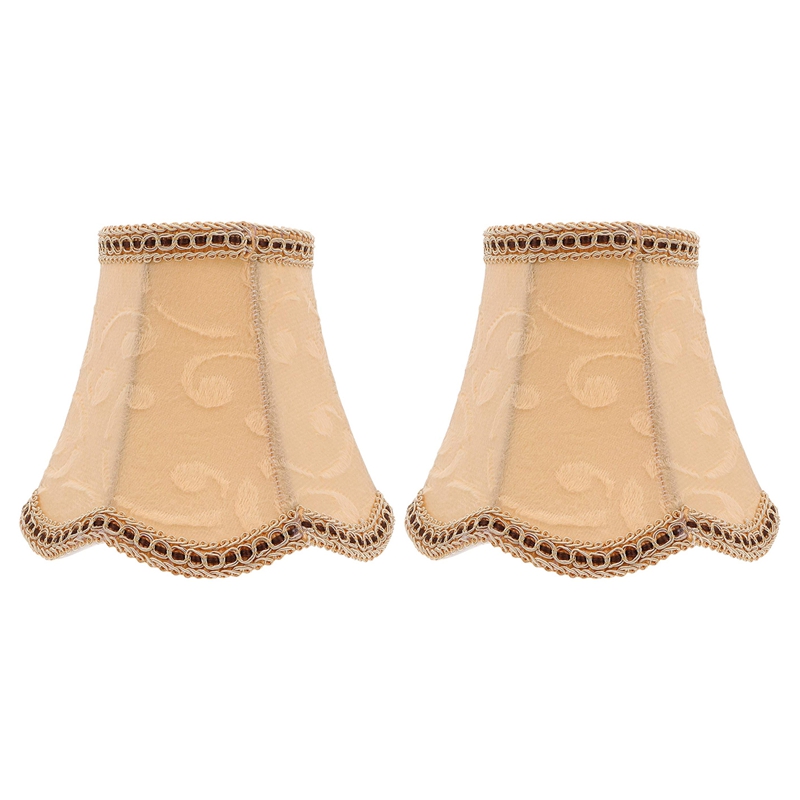 2X Table Lamp Shade Fabric Cloth Clip On Light Shades Lamp Cover Drum Shade Lampshade Bulb For Floor Lamp Home