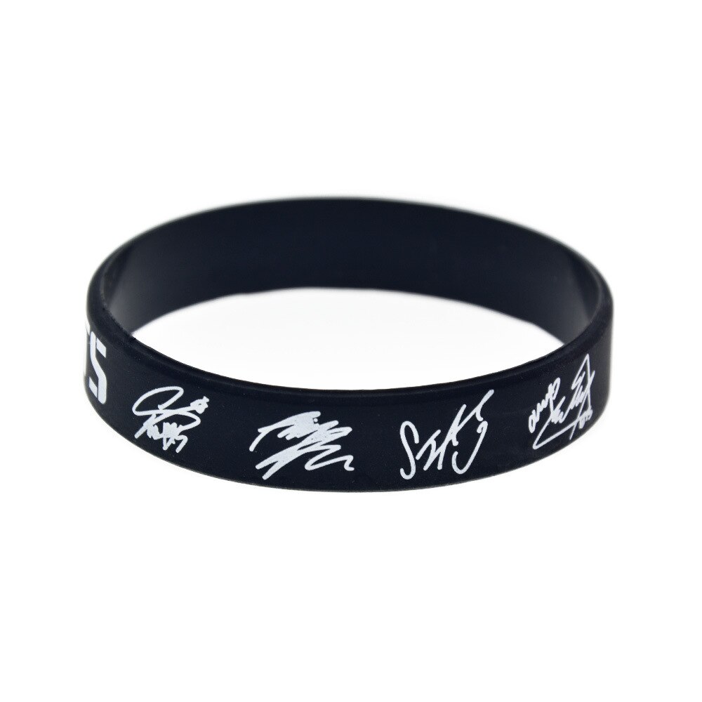 Mode Siliconen Armband Mannen Combinatie Handtekening Siliconen Armband Accessoires