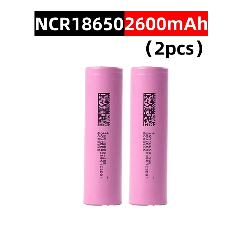 Factory Direct Brand A Grade INR 18650-26E Battery 3.7V 2600mAh Rechargeable Lithium Ion Battery 18650 Bulk Sales: PURPLE