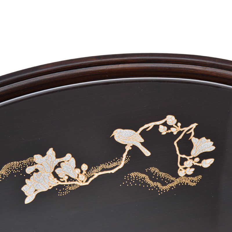 Bamboo Serving Tray Artwork Bamboo Tea Tray for Home