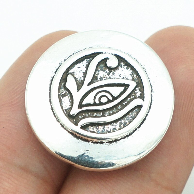 Mode Beauty Ronde Mom Patroon Uil Eye Skull Dragonfly Eenvoudige 18Mm Metalen Drukknopen Fit Diy 18Mm Snap sieraden: KZ3268