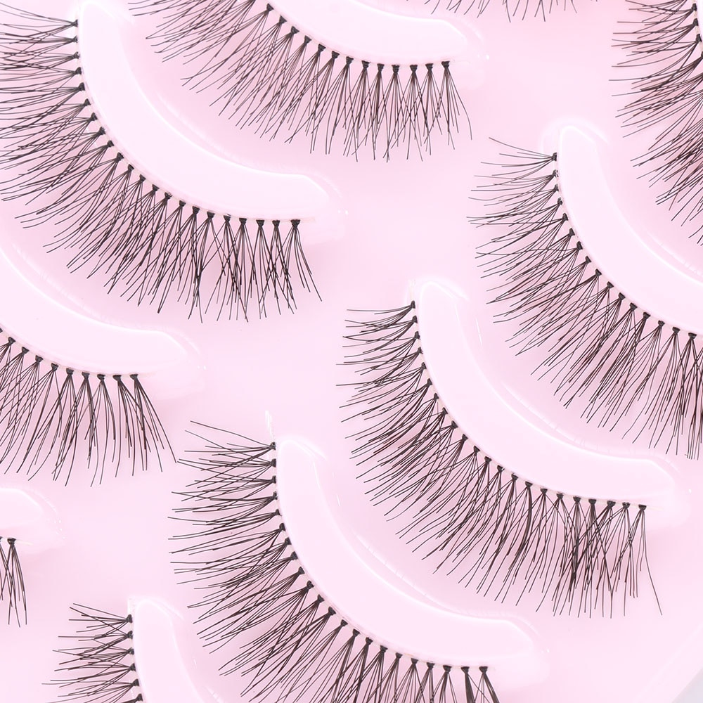 5 Pairs Handmade Natural False Eyelashes Popular M... – Grandado