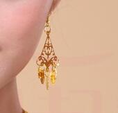 indian jewelry head Bohemian Boho Coin Beautiful accessories for Indian dance performances beaded women head chain jewelry: earring