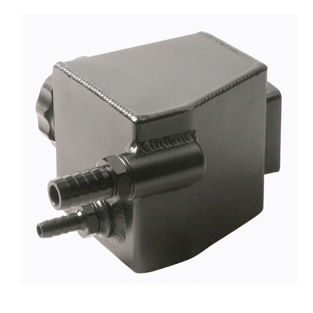 Universal Black Billet Aluminum Car Power Steering Reservoir P/S Tank